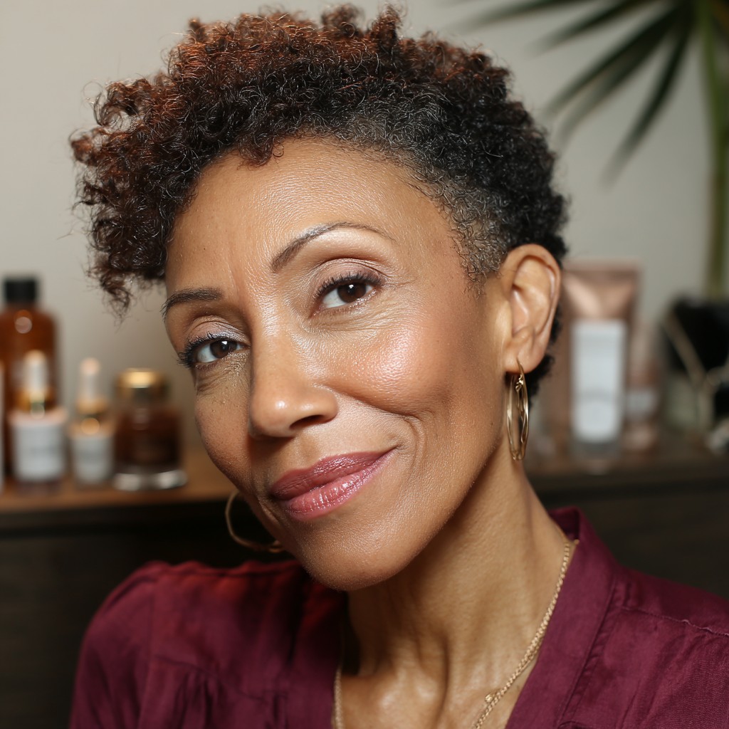 Modern Defined Choppy Curls for Natural Hair