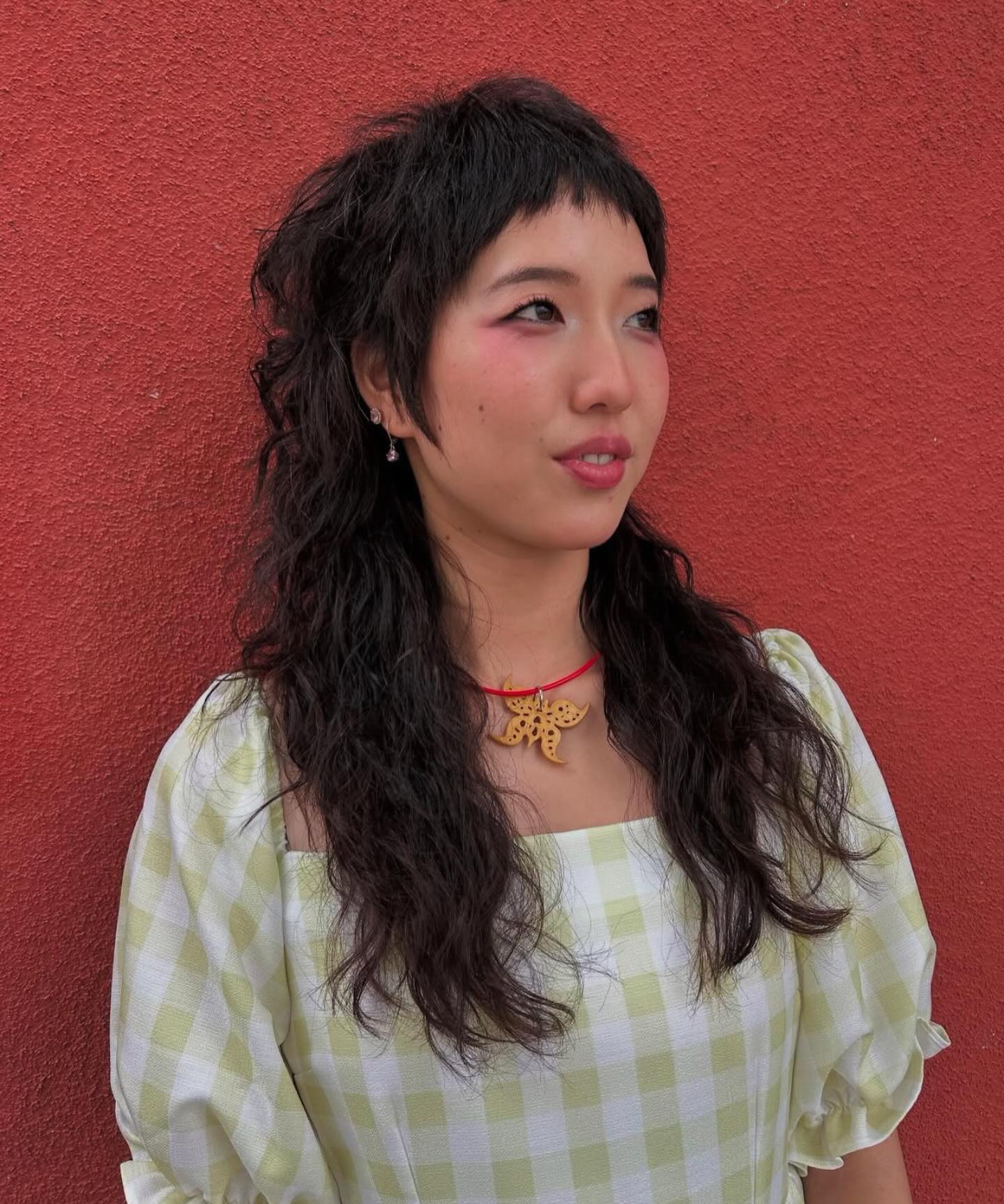 Playful Textured Mullet with Defined Layers