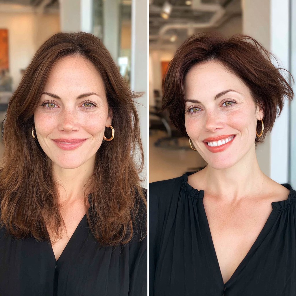Textured Short Cut with Soft Volume