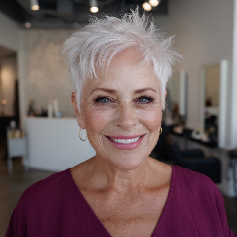 Chic Textured Pixie Cut with Effortless Volume