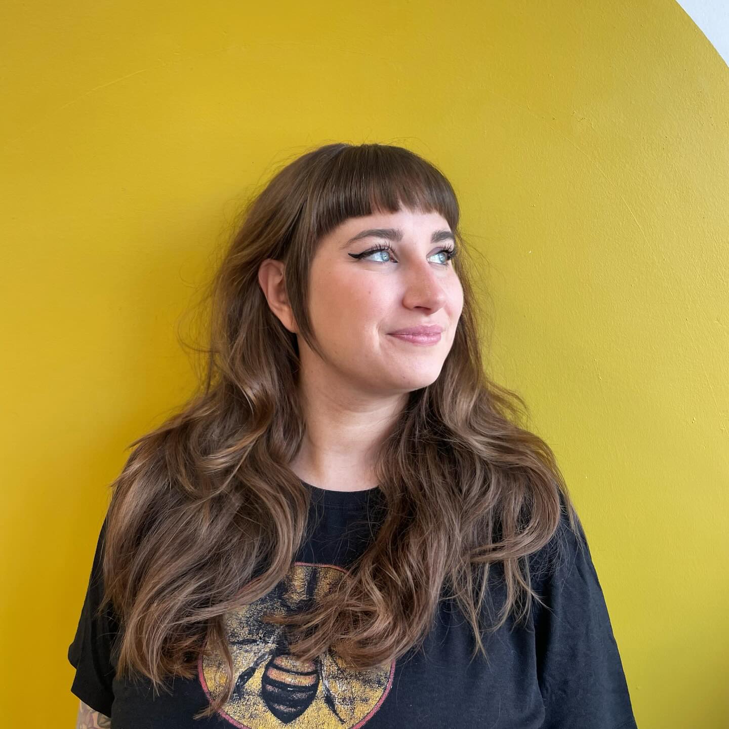 Bohemian Wavy Shag with Soft Face-Framing Layers