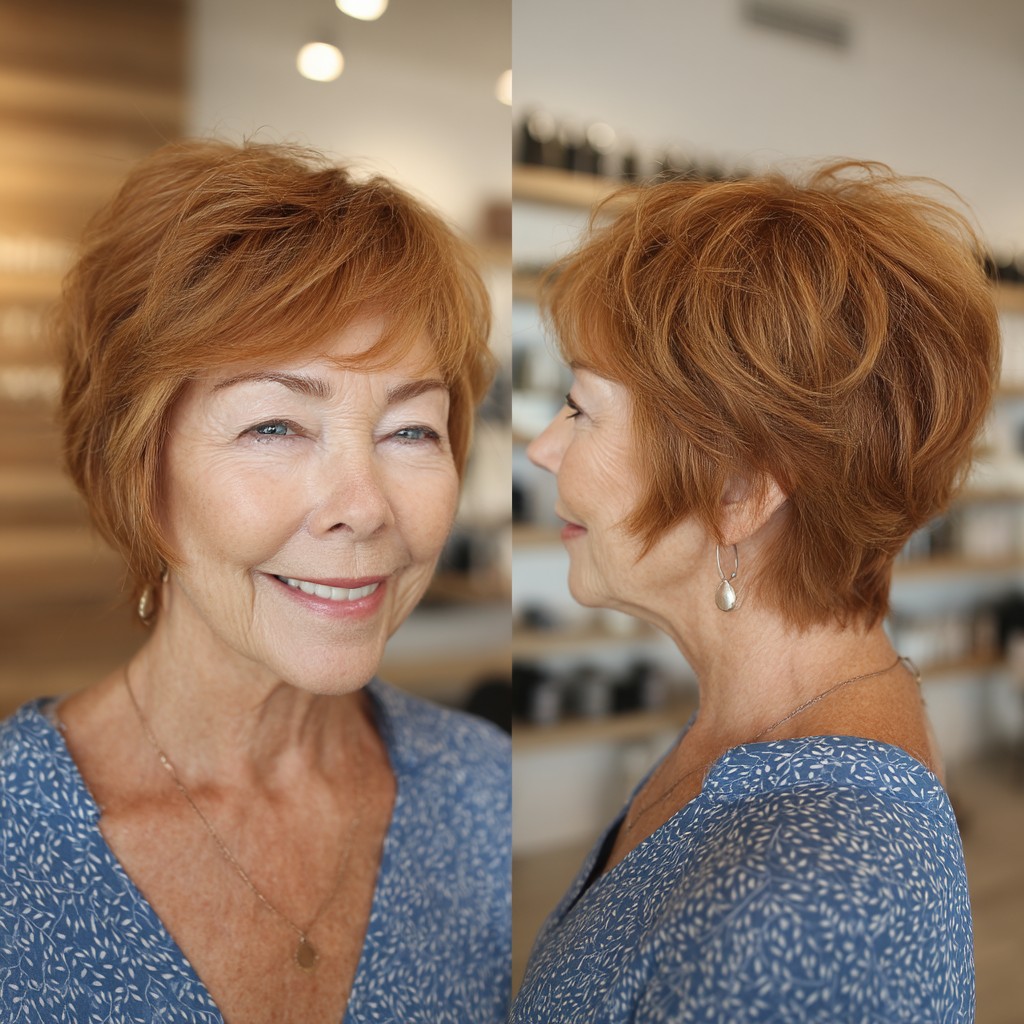 Charming Textured Pixie Cut with Soft Layers