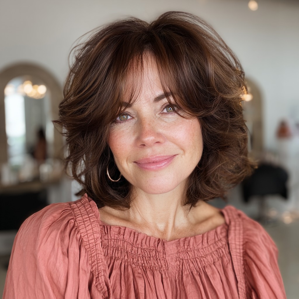 Chic Layered Cut with Soft Volume