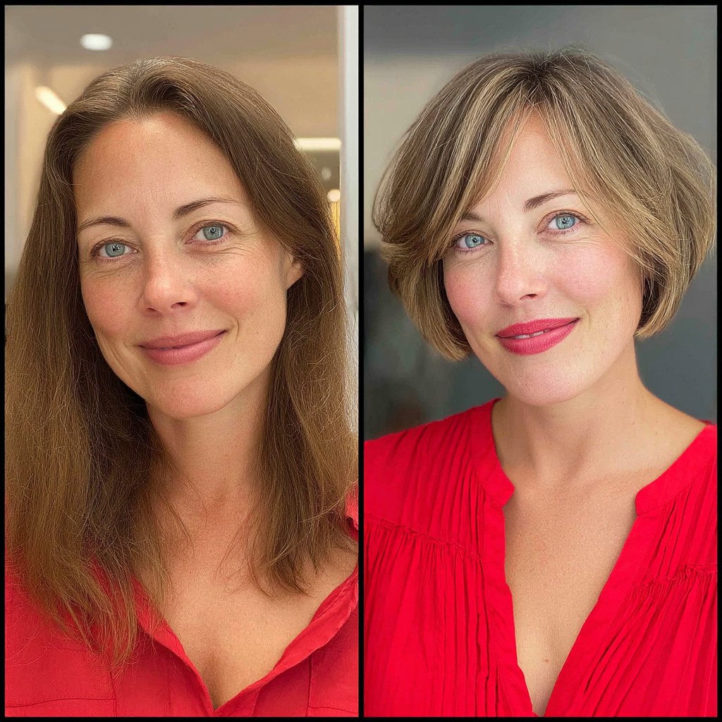 Chic Textured Bob with Subtle Volume