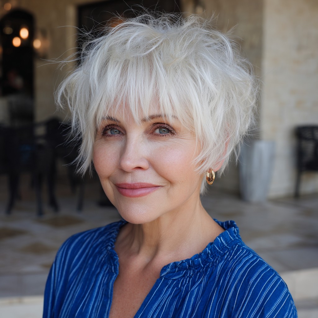 Chic Textured Pixie Cut with Effortless Volume