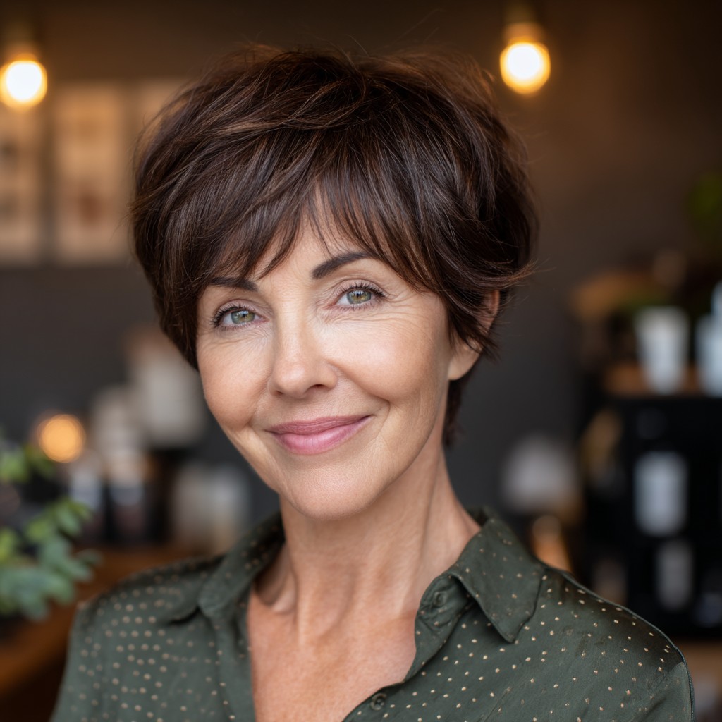 Chic Textured Pixie Cut with Soft Volume