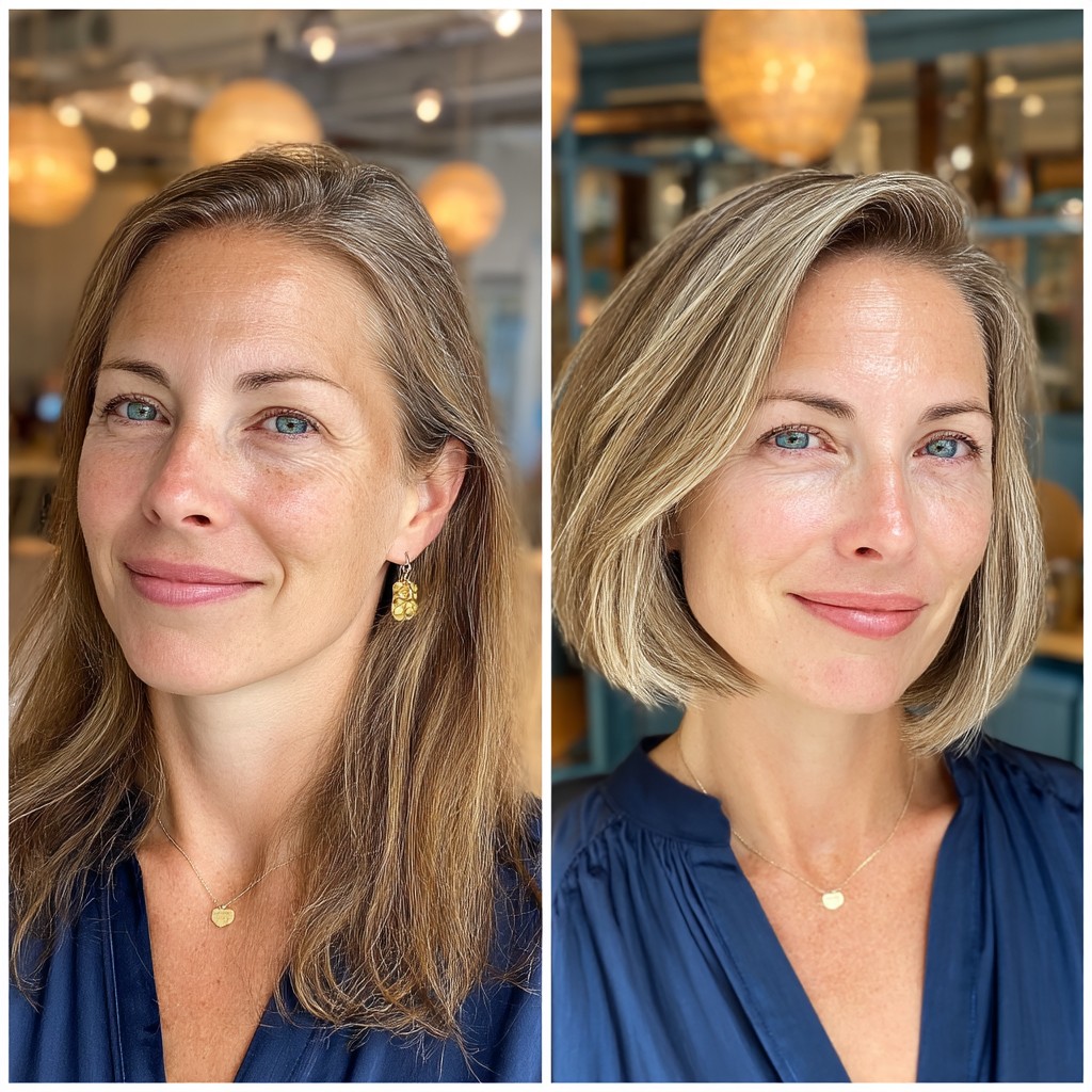 Contemporary Sleek Blunt Bob with Subtle Layers