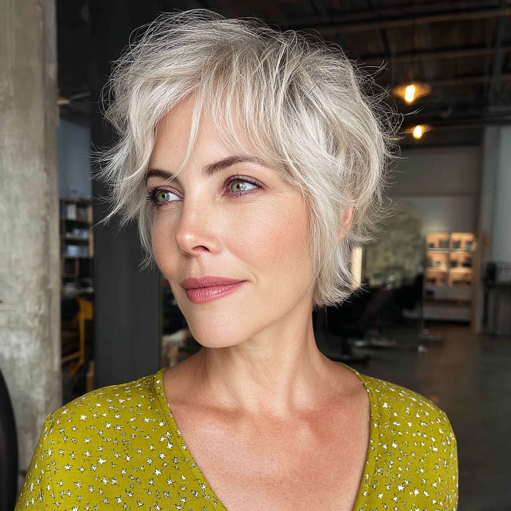 Effortless Textured Pixie Cut with Soft Layers