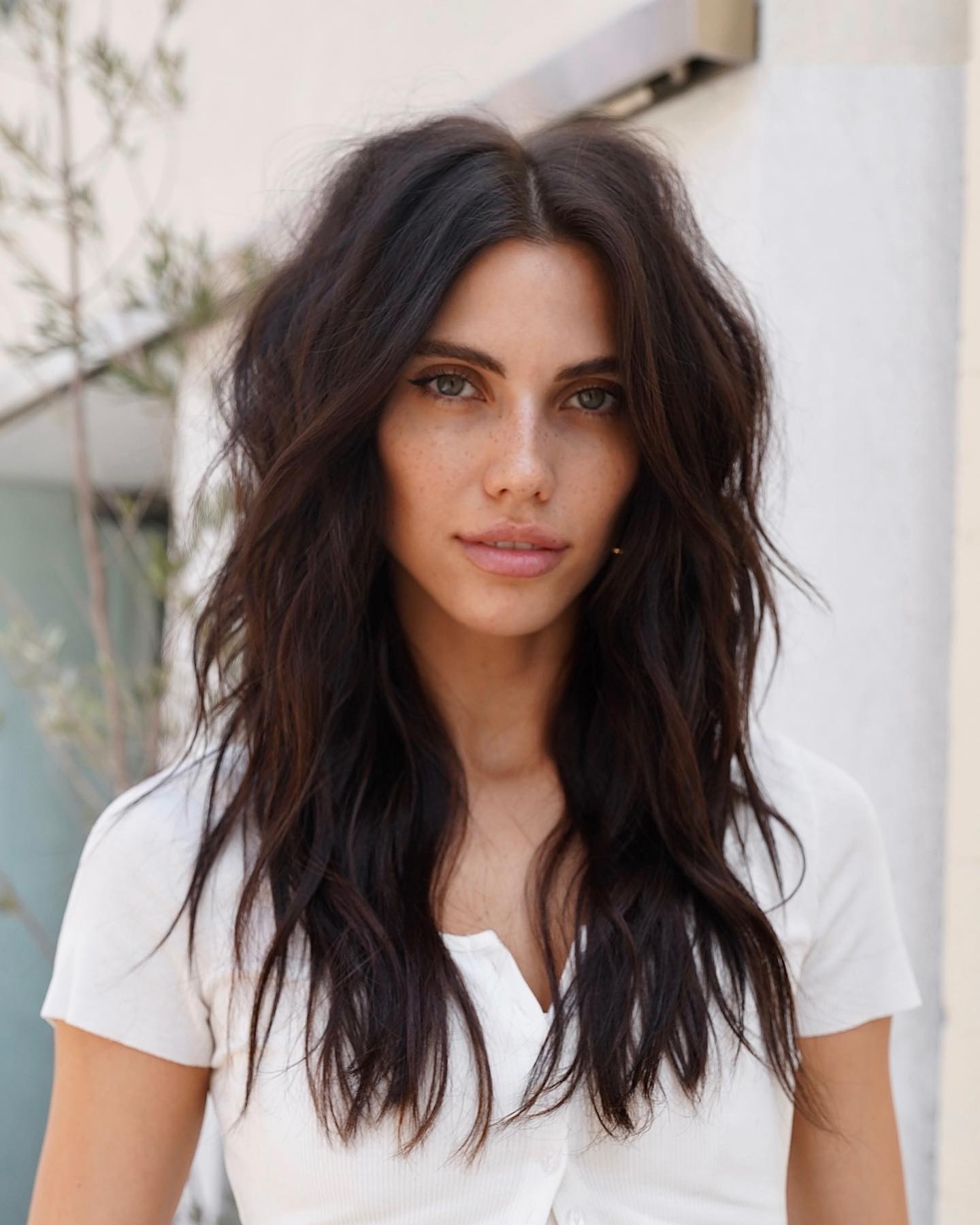 Effortlessly Wavy Shag with Face-Framing Layers