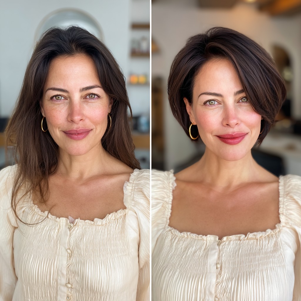 Modern Sleek A-Line Bob with Soft Volume