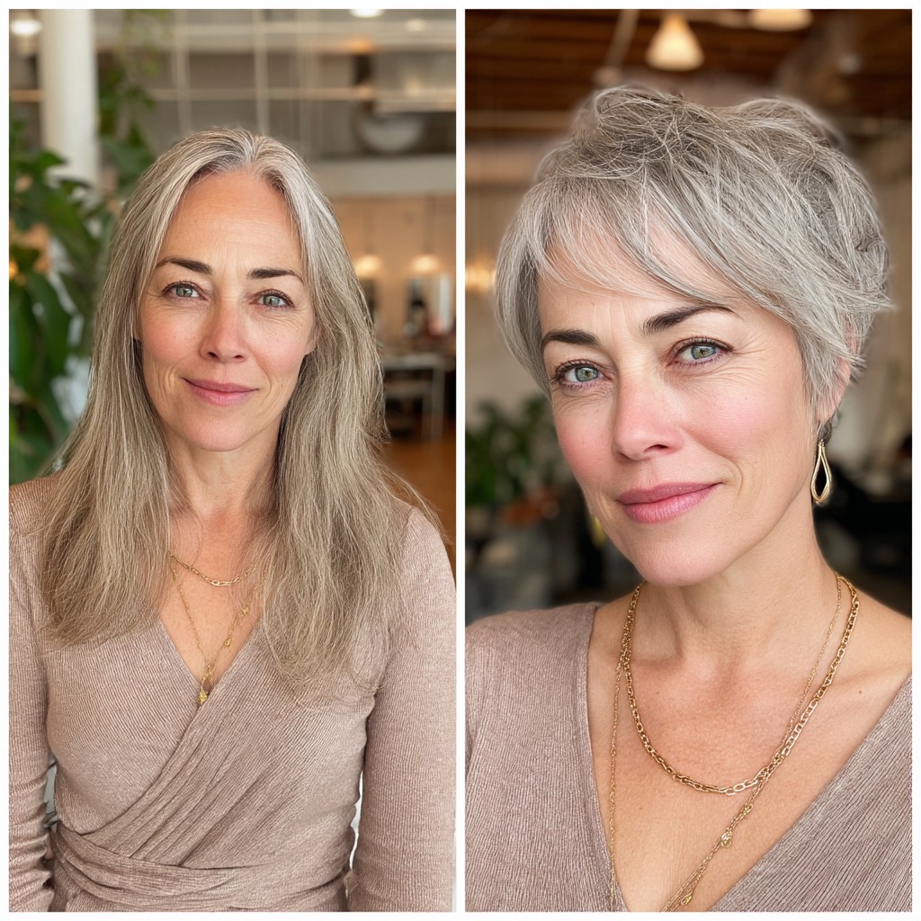 Modern Textured Short Cut with Soft Layers