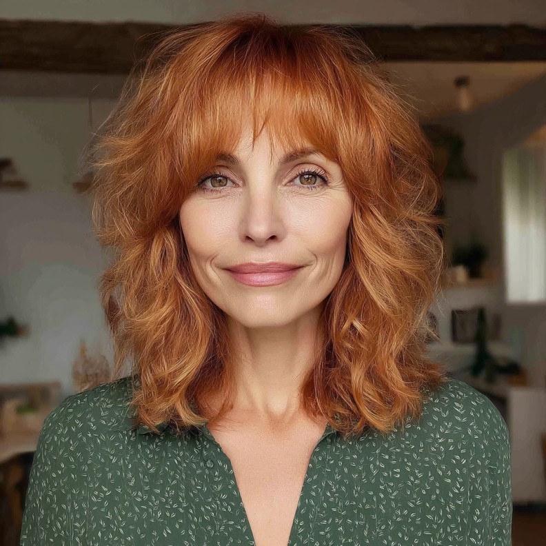 Radiant Wavy Shag with Soft Layered Volume