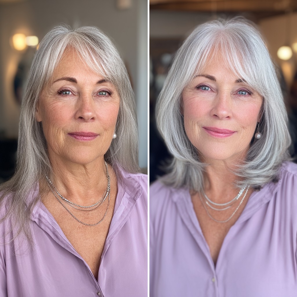Softly Textured Long Cut with Face-Framing Layers