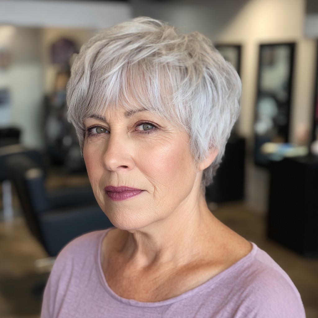 Stylish Textured Pixie with Subtle Layers