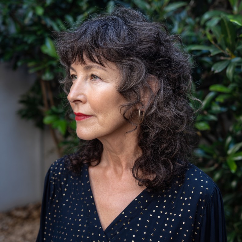 Textured Modern Mullet with Soft Curly Layers