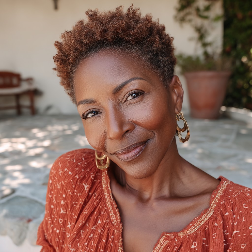 Textured Short Curly Cut for Effortless Summer Style