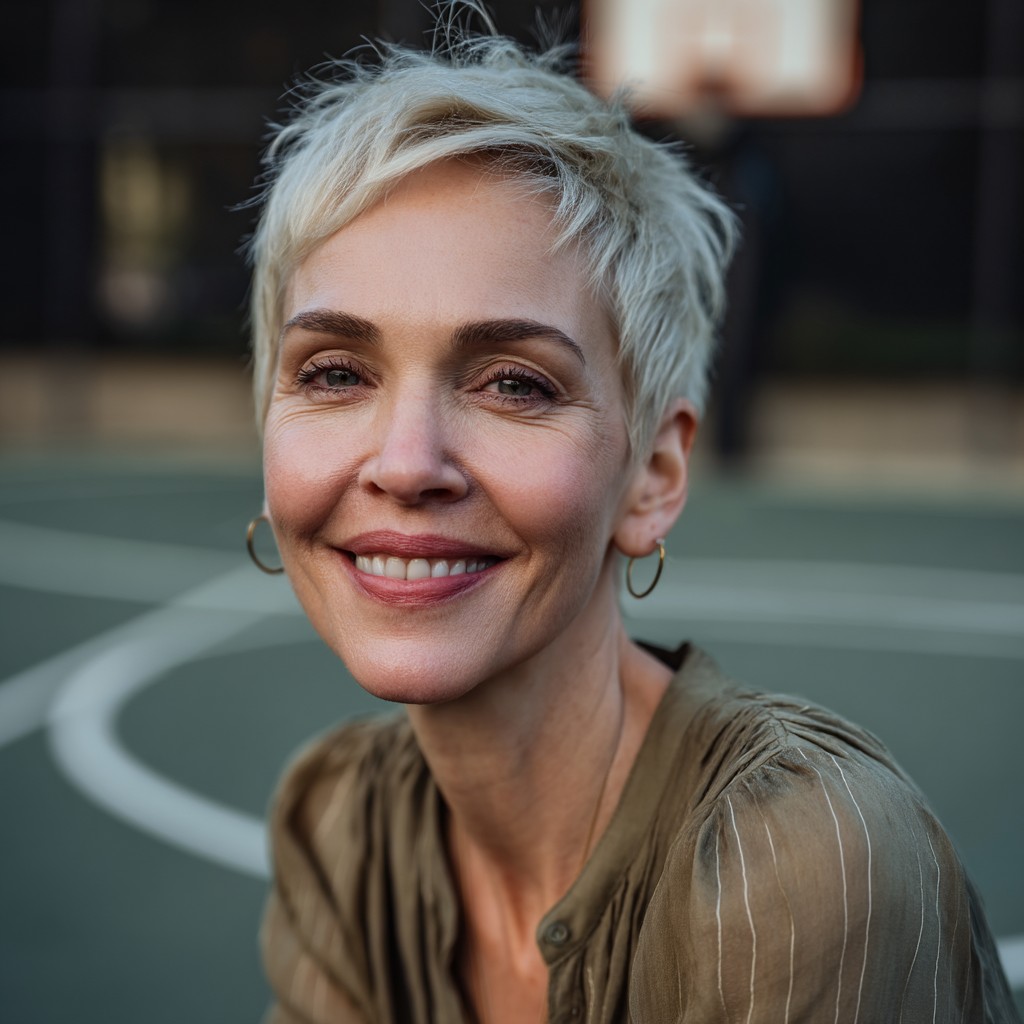 Textured Short Pixie with Soft Layers