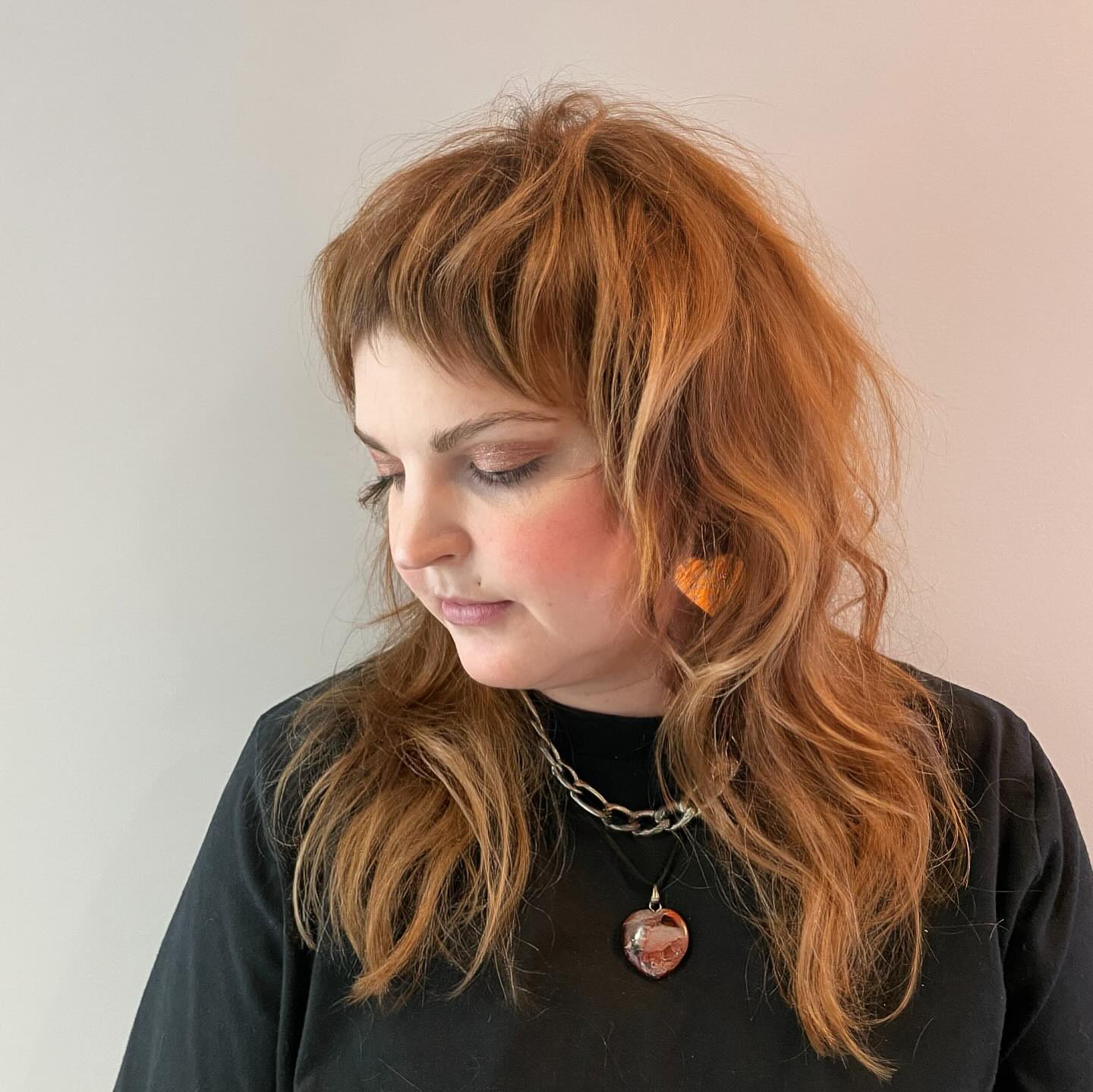 Textured Wavy Shag with Fringed Layers