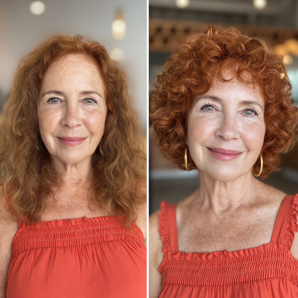 Vibrant Curly Cut with Defined Layers