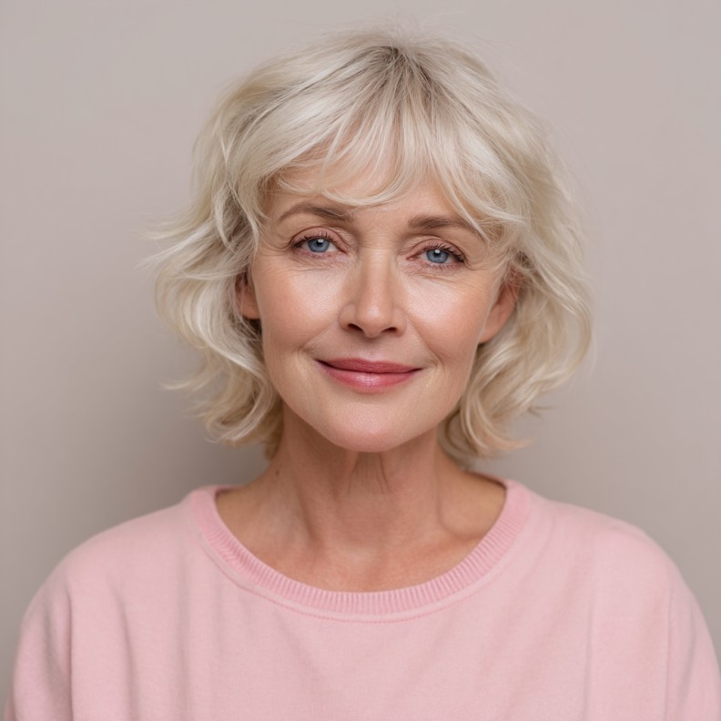 Charming Soft Wavy Shag with Textured Fringe