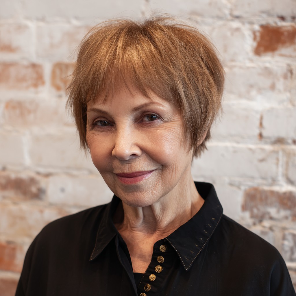 Chic Textured Light Brown Pixie Cut with Subtle Layers