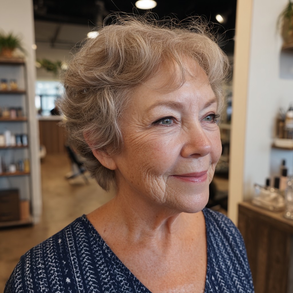 Chic Textured Short Cut with Soft Waves