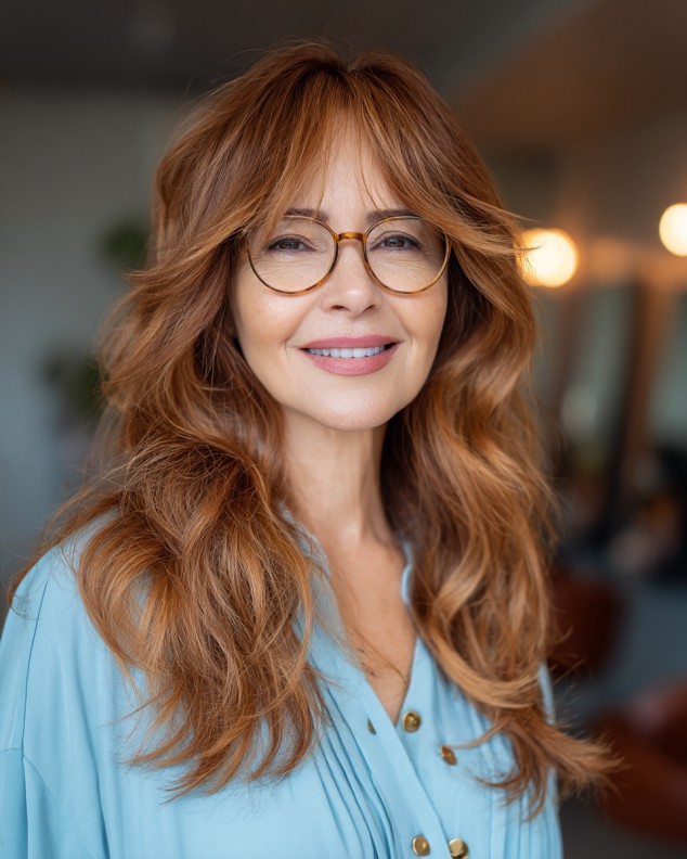 Radiant Long Wavy Shag with Soft Layers