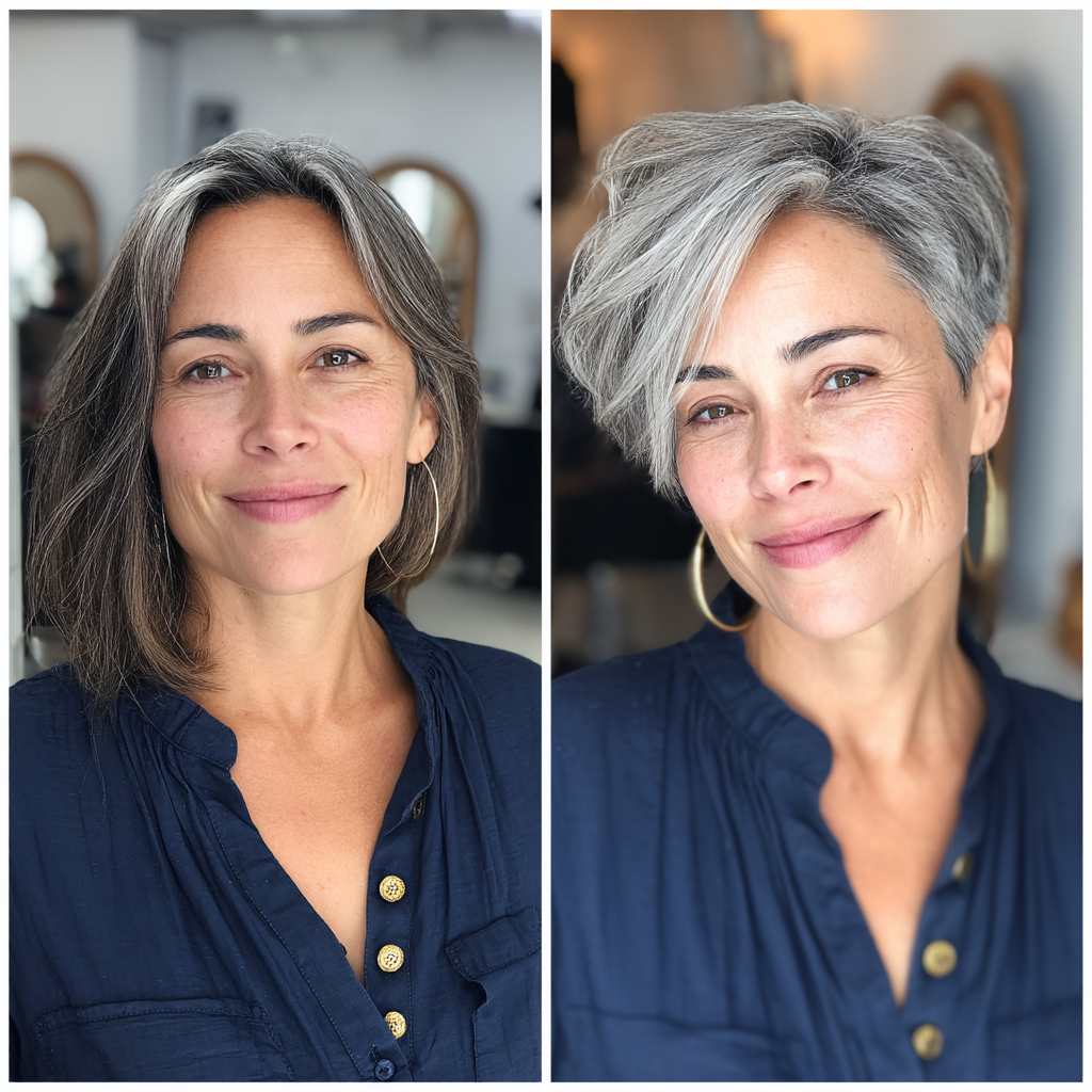 Stylish Asymmetrical Pixie Cut with Effortless Movement