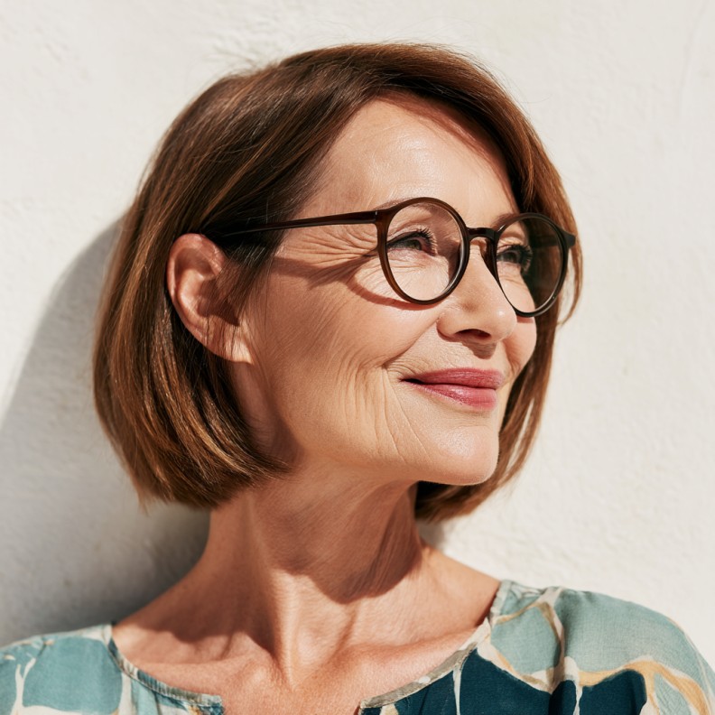 Chic Smooth Blunt Bob with Subtle Volume