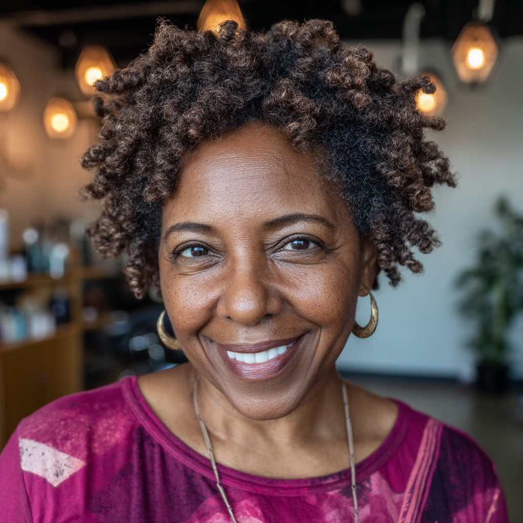 Dynamic Short Finger Coils with Lively Texture