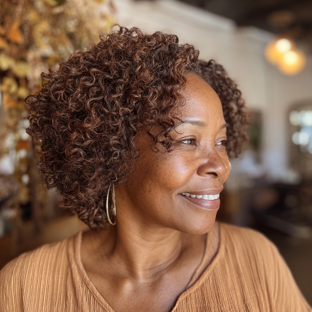 Effortlessly Defined Short Finger Coils for a Fresh Summer Look