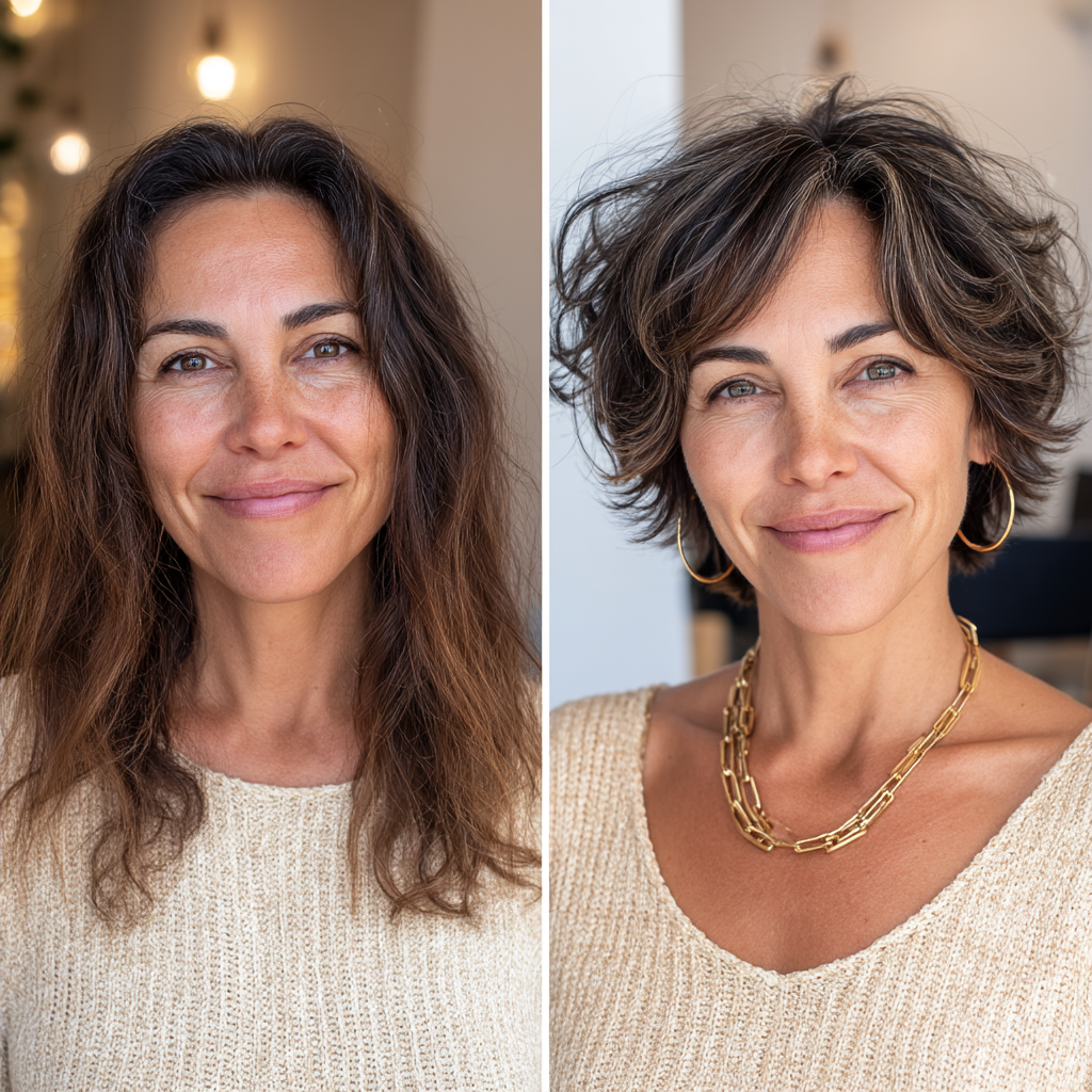 Trendy Modern Mullet with Dynamic Layered Waves