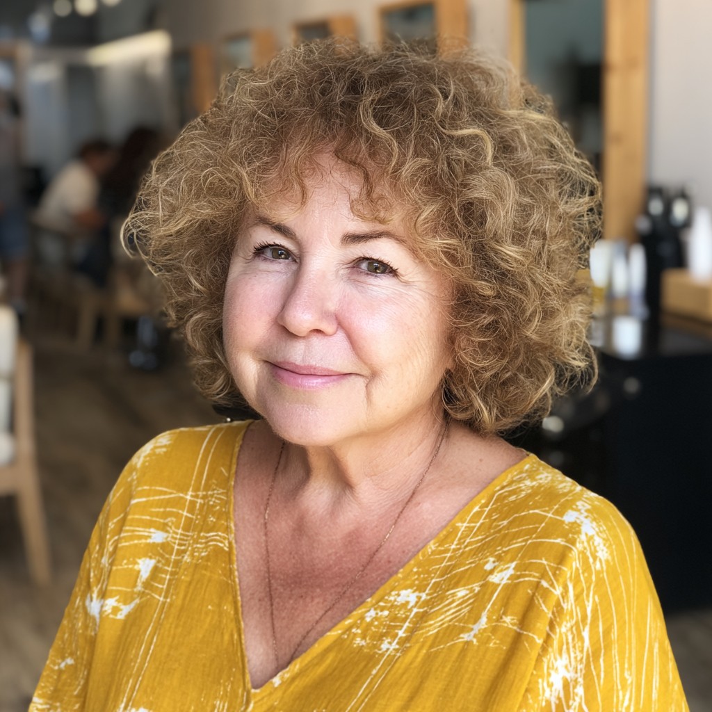 Textured Curly Shag with Soft Layers
