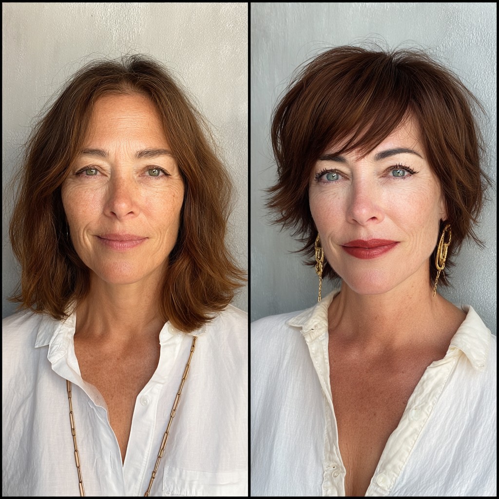 Choppy Textured Lob with Defined Ends