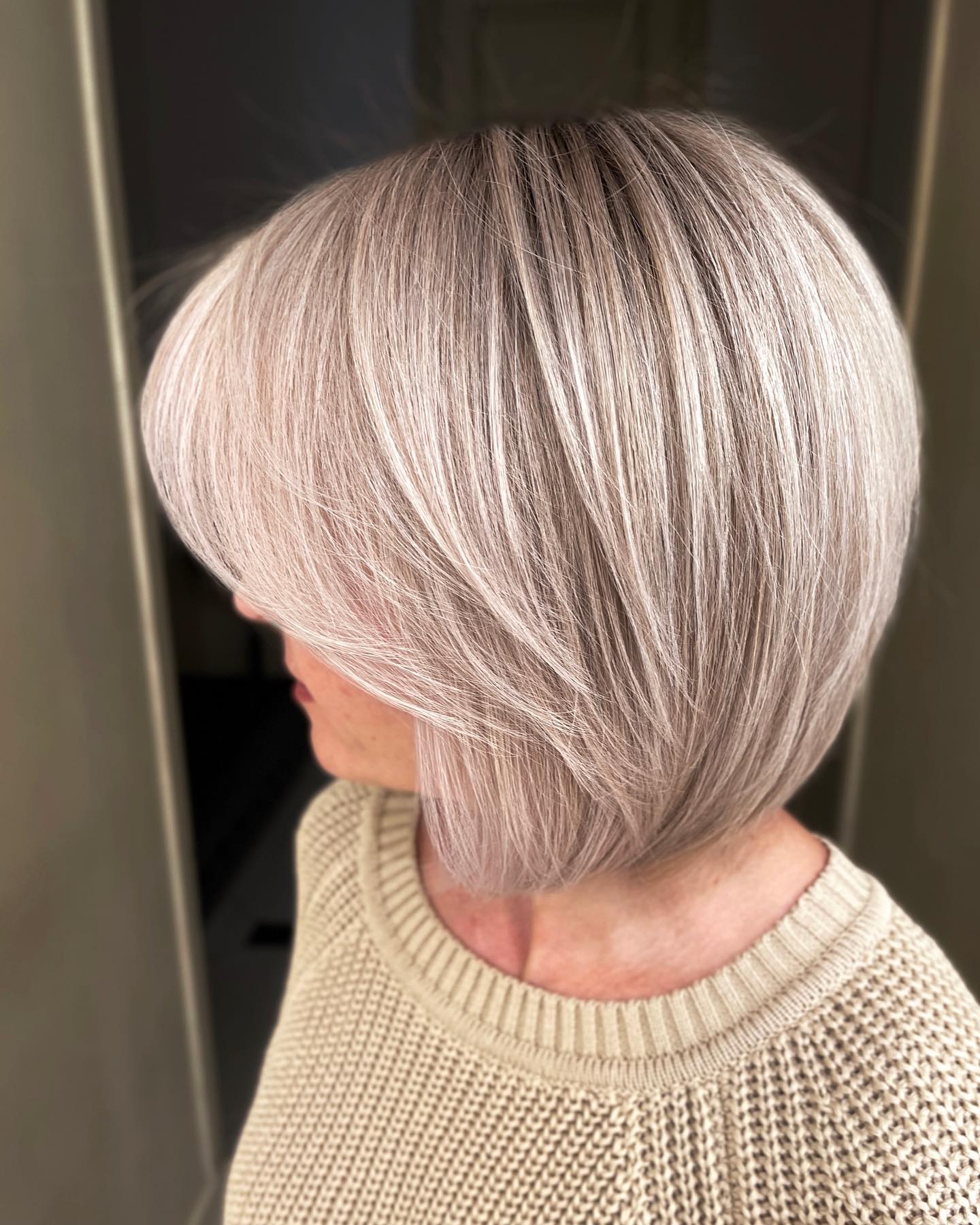 Soft Blush Bob with Subtle Layers