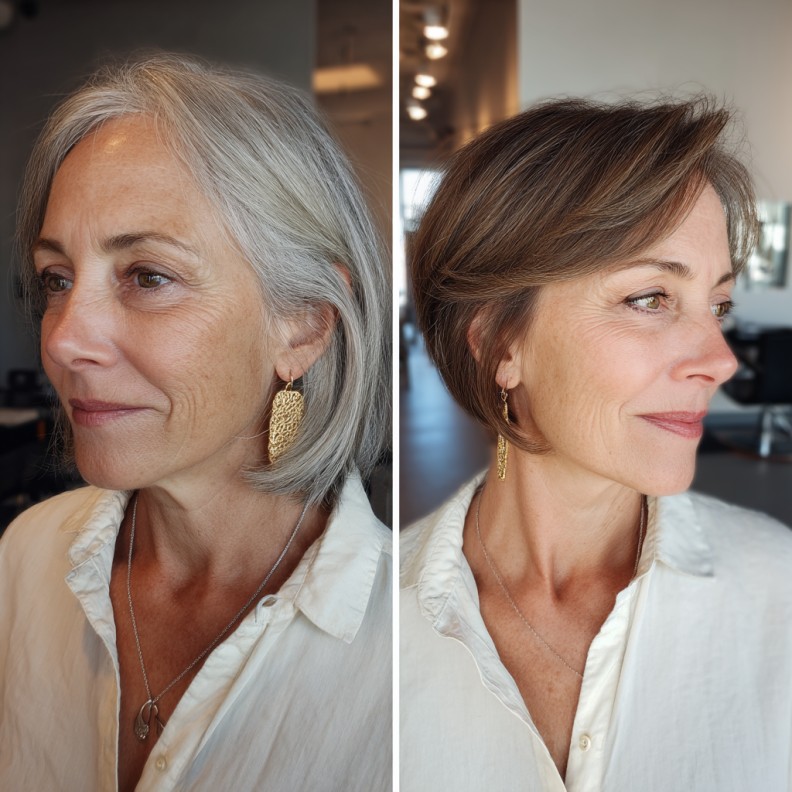 Chic Textured Short Bob with Soft Layers