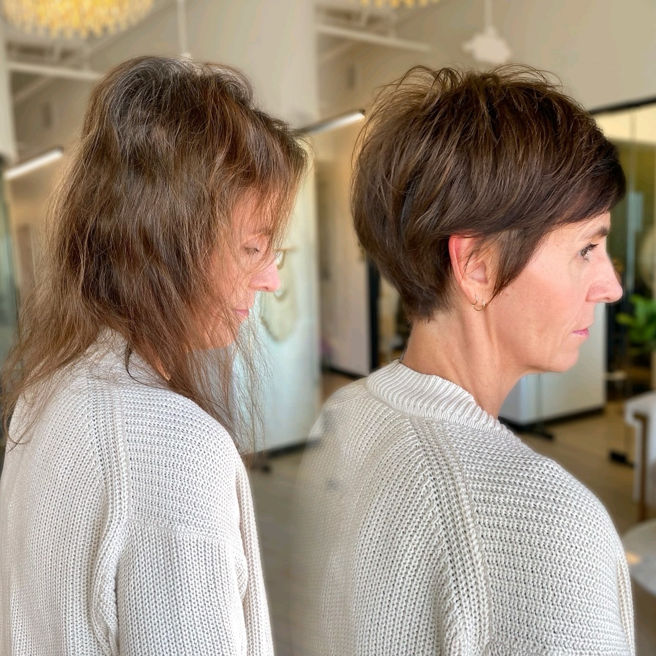 Chic Short Layered Pixie with Soft Texture