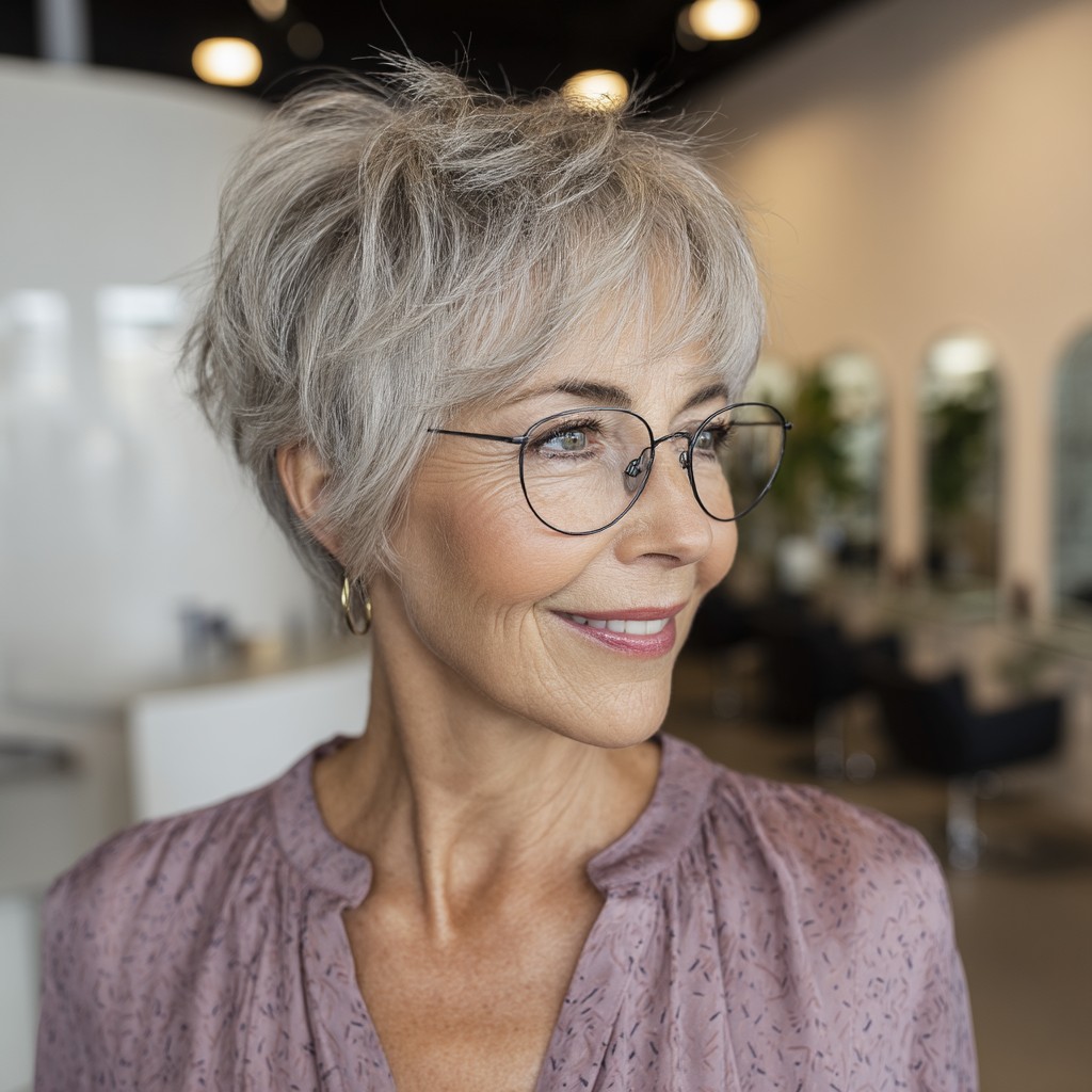 Chic Textured Short Cut with Soft Layers