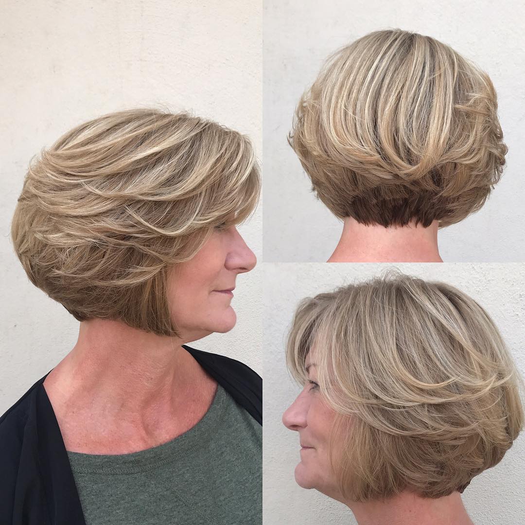 Classic Textured Bob with Subtle Highlights