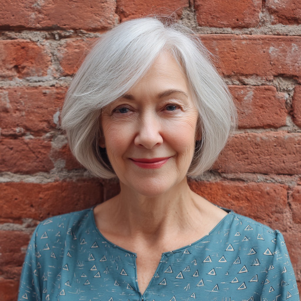 Elegant Soft Layered Bob with Subtle Volume