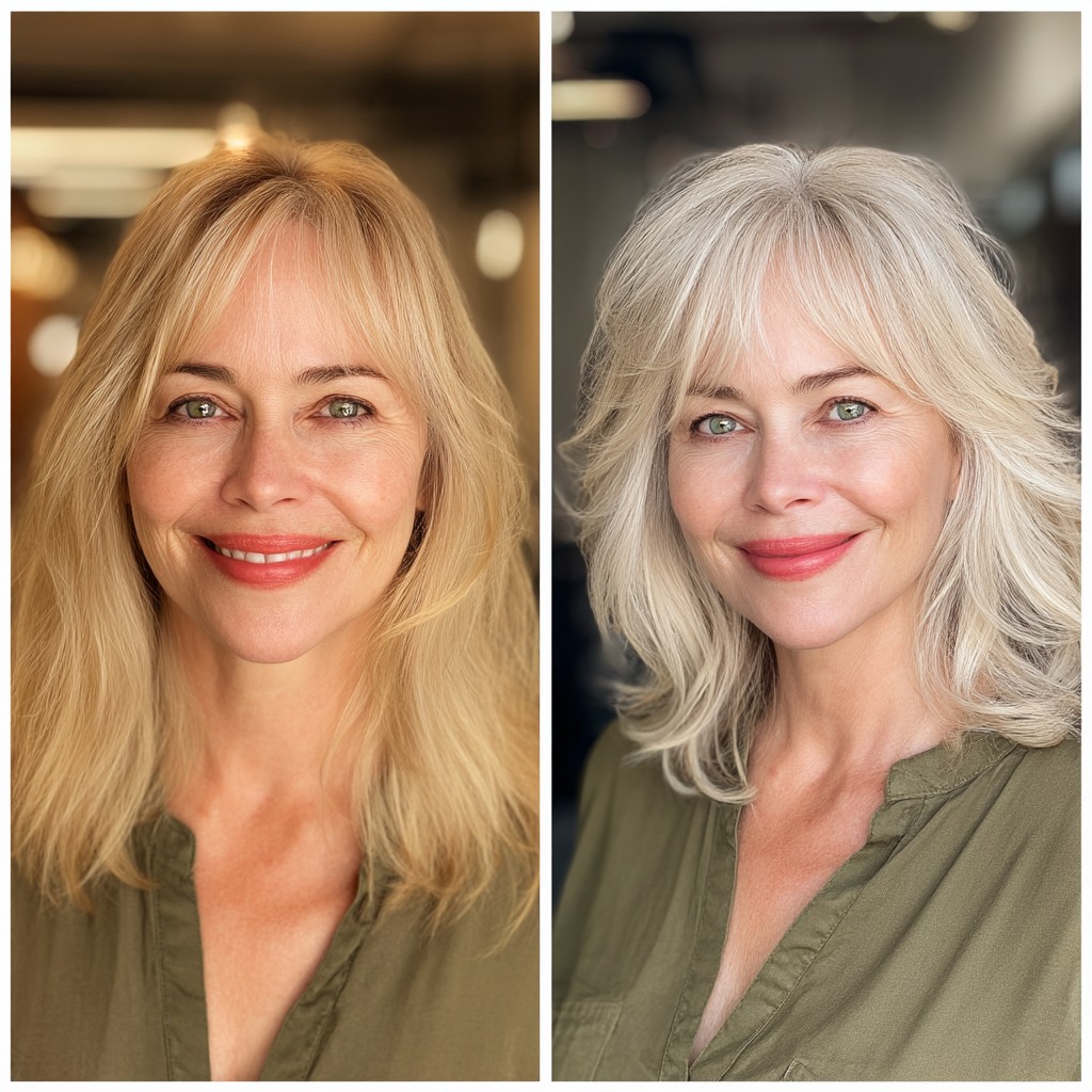 Modern Shaggy Lob with Soft Feathered Layers