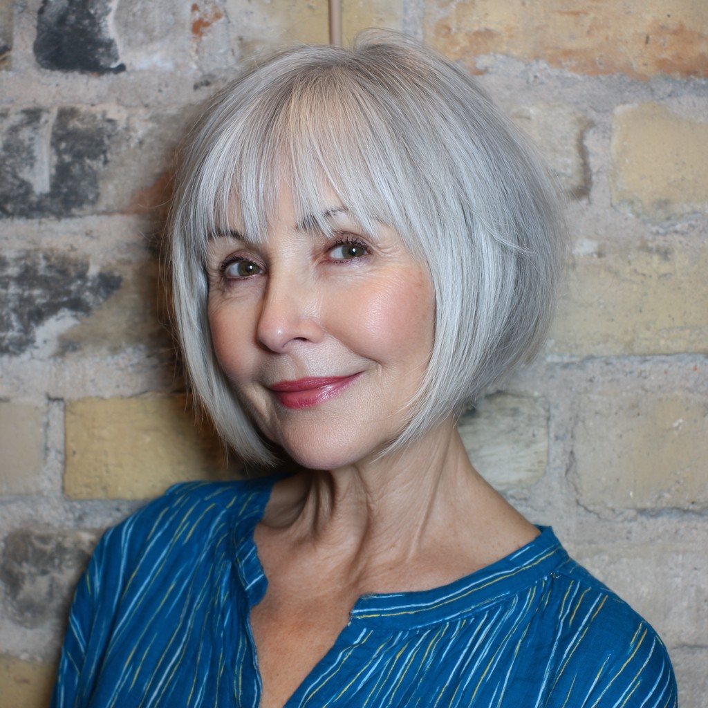 Modern Short Bob with Subtle Textured Layers