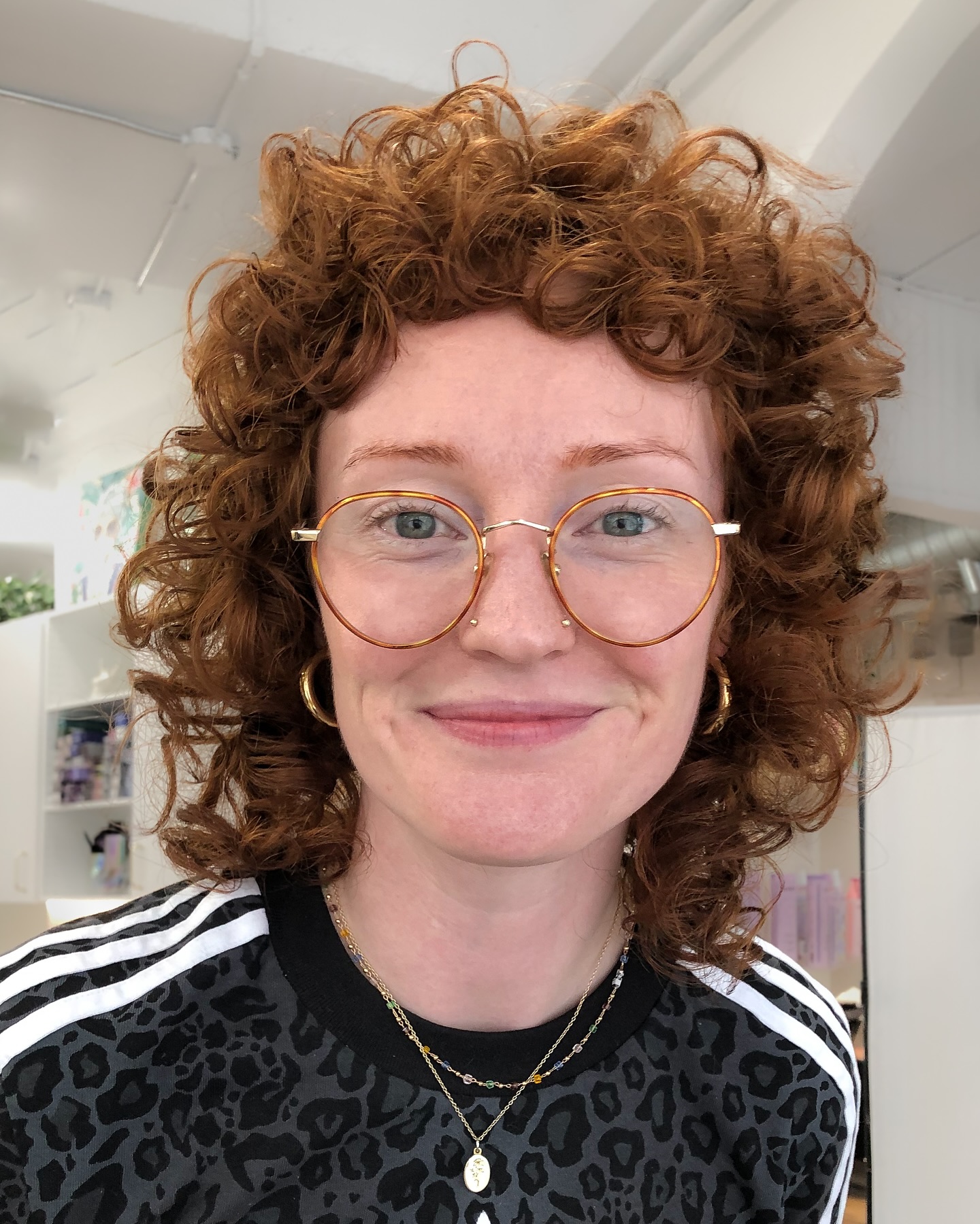 Playful Curly Shag with Defined Volume