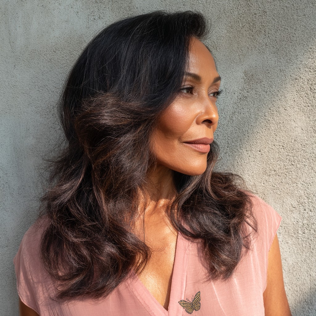 Radiant Medium-Length Cut with Effortless Waves