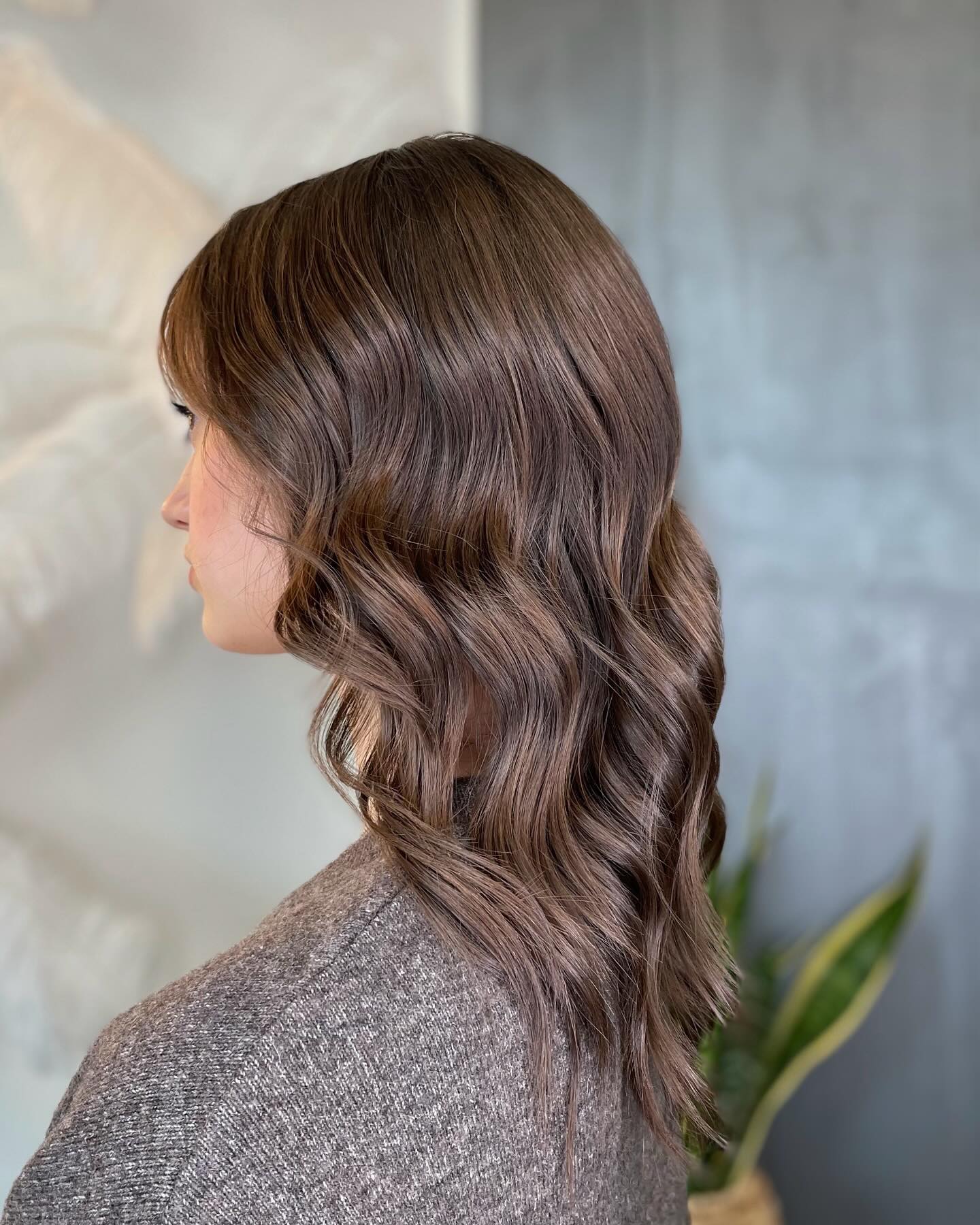 Softly Layered Long Cut with Gentle Waves