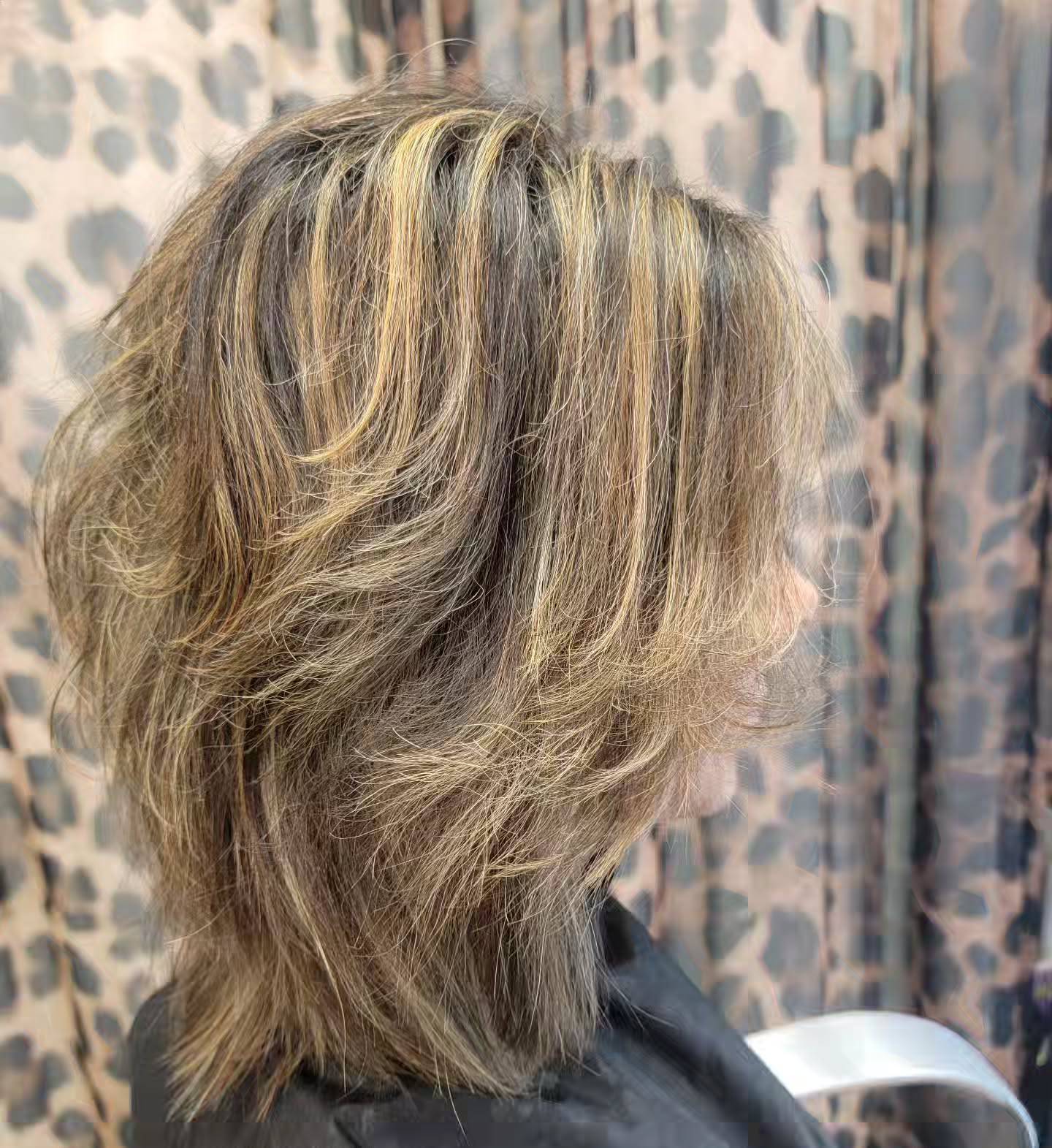 Softly Textured Shag with Sun-Kissed Highlights