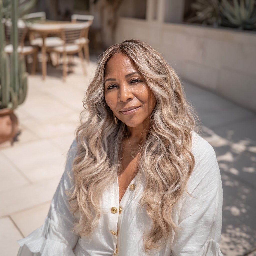 Sun-Kissed Long Layers with Soft Waves