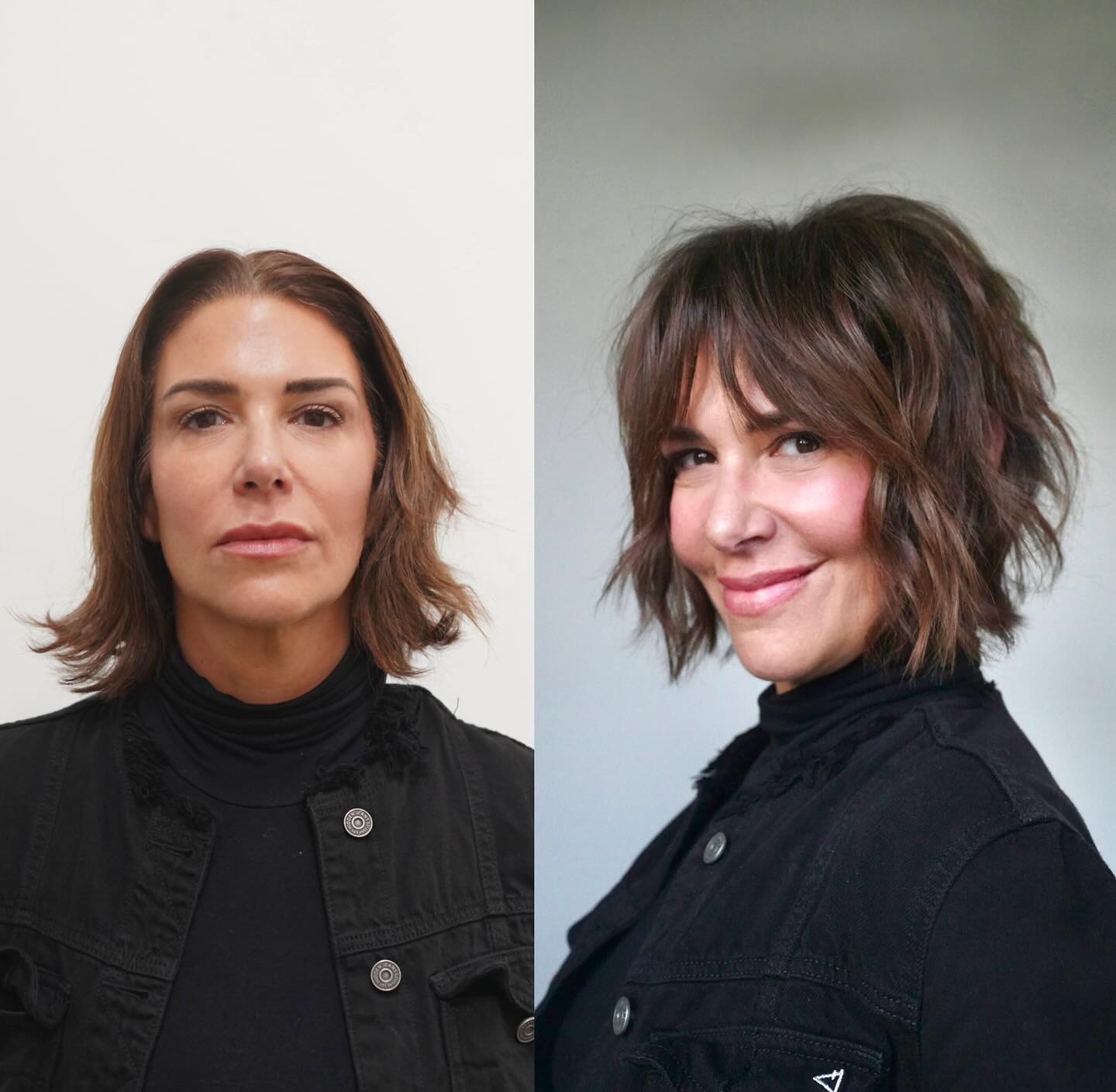 Textured Choppy Lob with Soft Face-Framing Layers