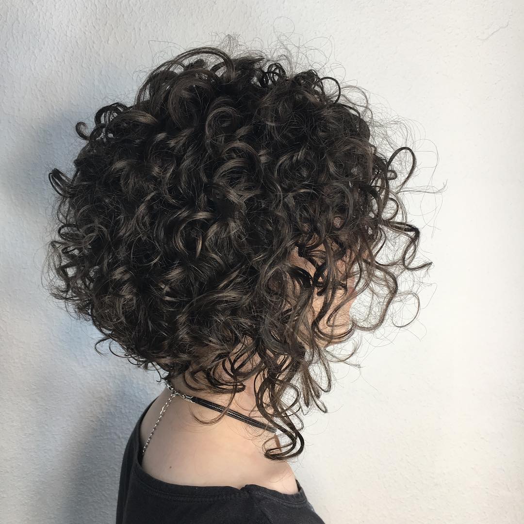 Textured Curly Bob with Volume