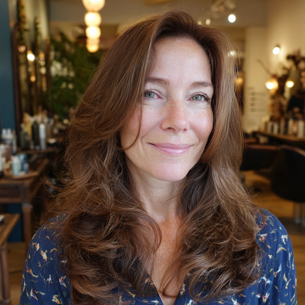 Beautifully Layered Chocolate Waves with Natural Movement